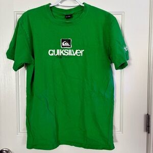 Quiksilver Vibrant Green Short Sleeve Tee
